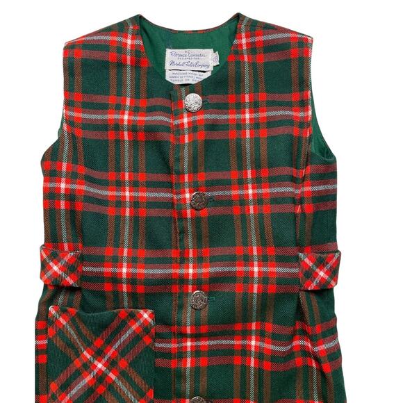 Florence Eiseman Designed for Marshall Field & Company Plaid Shortall Size‎ 5 - Picture 4 of 6